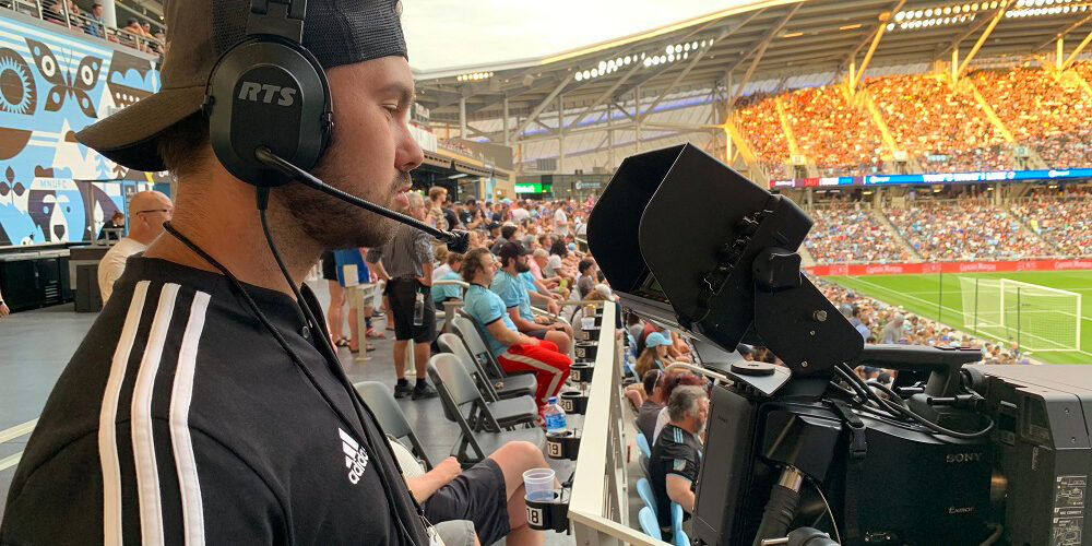 Minnesota United RTS Intercoms in use at field