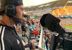 Minnesota United RTS Intercoms in use at field