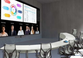 Primeview Global 21:9 digital displays for videoconferencing