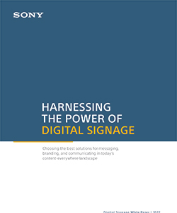 Harnessing the Power of Digital Signage