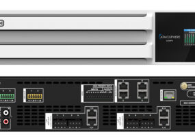 AtlasIED Atmosphere Digital Audio Control and Processing Hardware Model# AZMP8 front and rear view