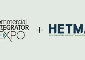 Commercial Integrator expo HETMA logos.