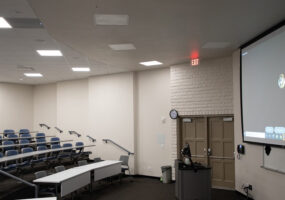 Mesa Community College lecture hall with ClearOne Solutions