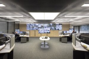 SIMOS command and control center using VuWall videowall system.