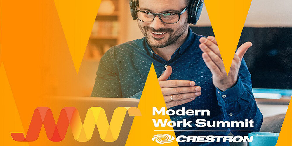 Crestron Modern Work Summit 2023 poster.