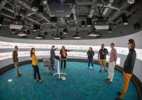 NCU's visualization room with the help of Extron AV