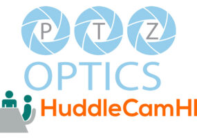 PTZOptics and HuddleCamHD logos