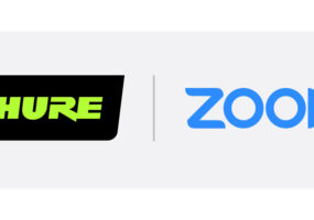 Shure and Zoom logos