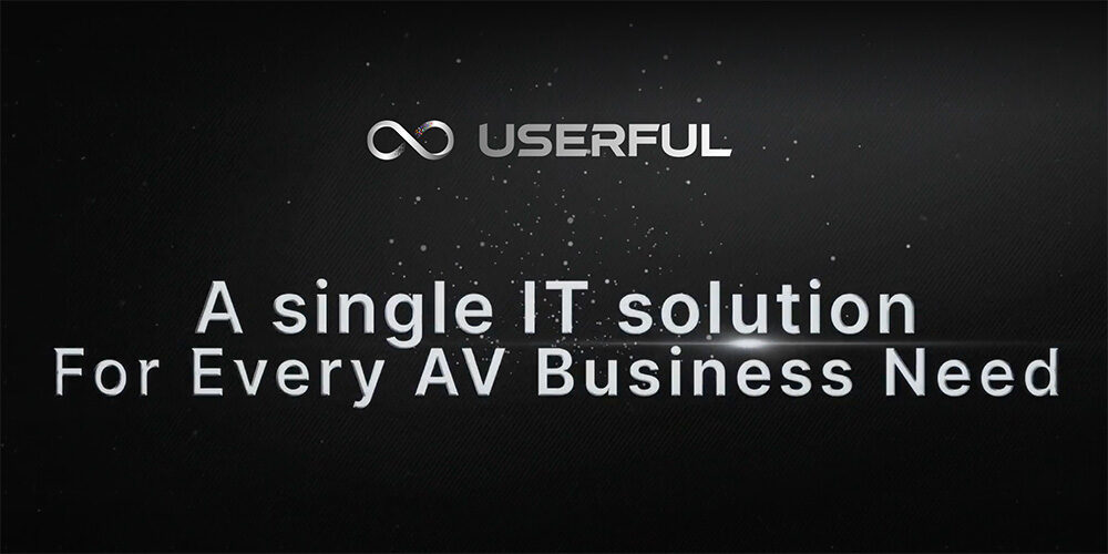 Userful poster for its Infinity Platform. The poster has the tagline, "A simple IT solution for every AV business need."