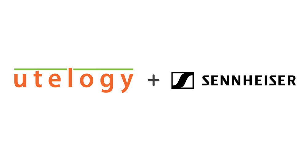 Utelogy + Sennheiser Logos