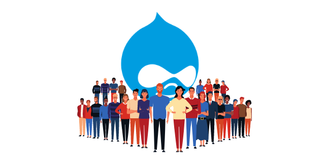 image illustrating Drupal comm