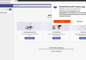 Microsoft Teams Linux PWA Progressive Web App