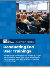 guide to end user training cover